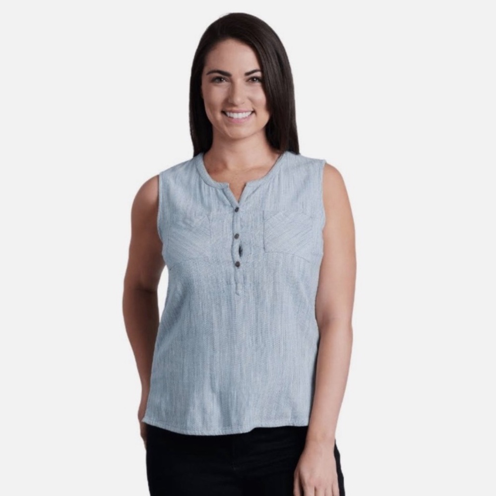 Kuhl Riviera Sleeveless Madras Blouse